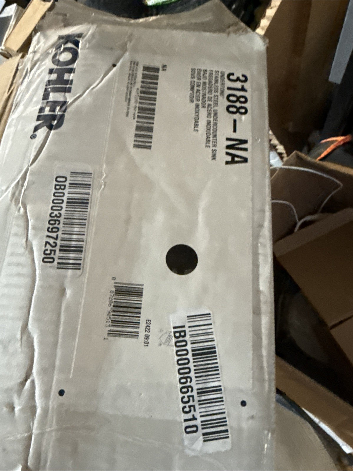 Kohler Undertone 43″ Undermount Kitchen Sink – Stainless Steel – K-3188-NA