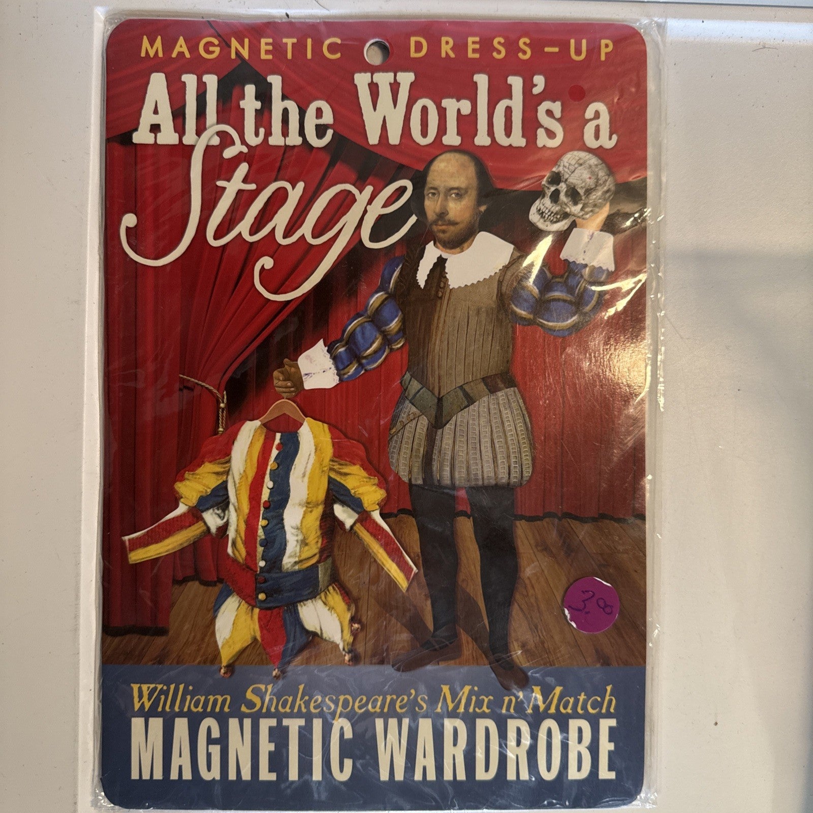 William Shakespeare magnetic paper doll wardrobe set