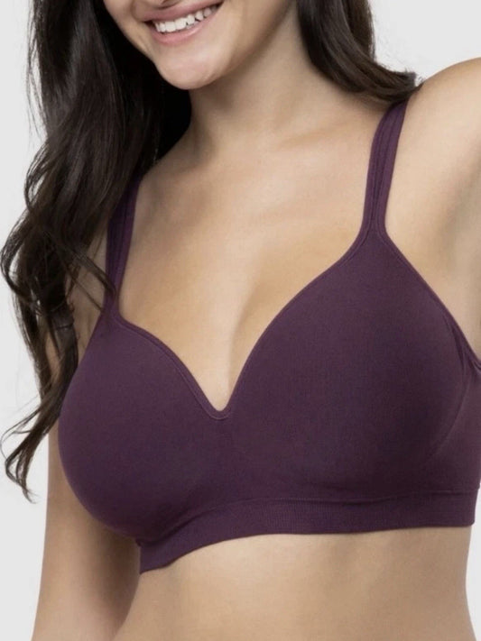 Underoutfit- 460 The Perfect Neckline Bra, size Large Plum