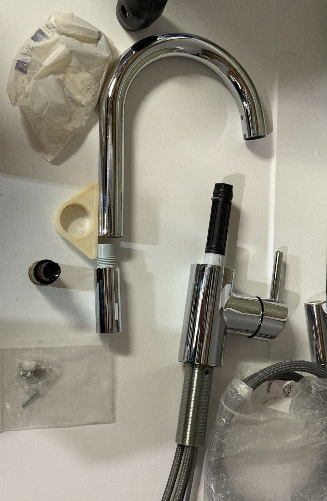 GROHE Concetto Pull-Down Kitchen Faucet – StarLight Chrome – 31479001