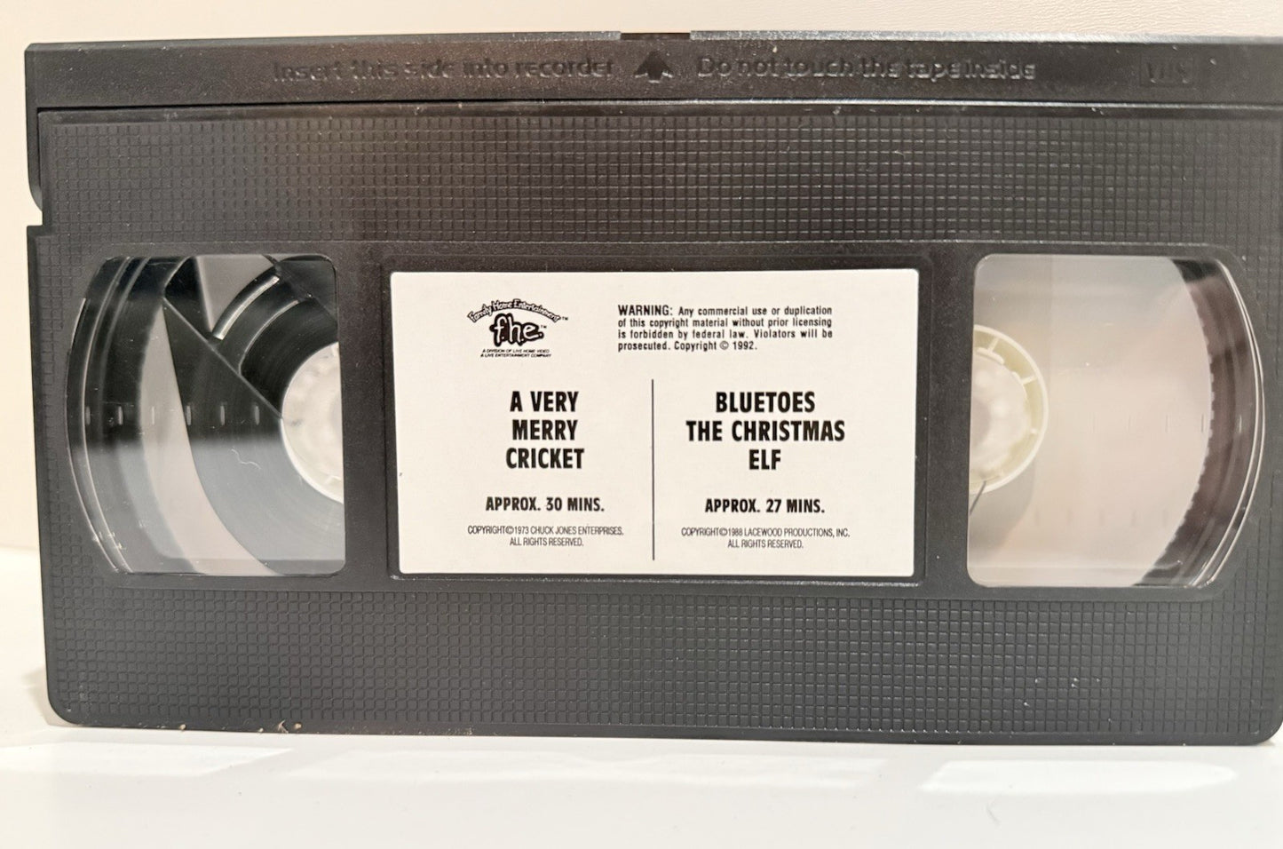 A Very Merry Cricket 1973 VHS Voices By Mel Blanc Christmas Classics