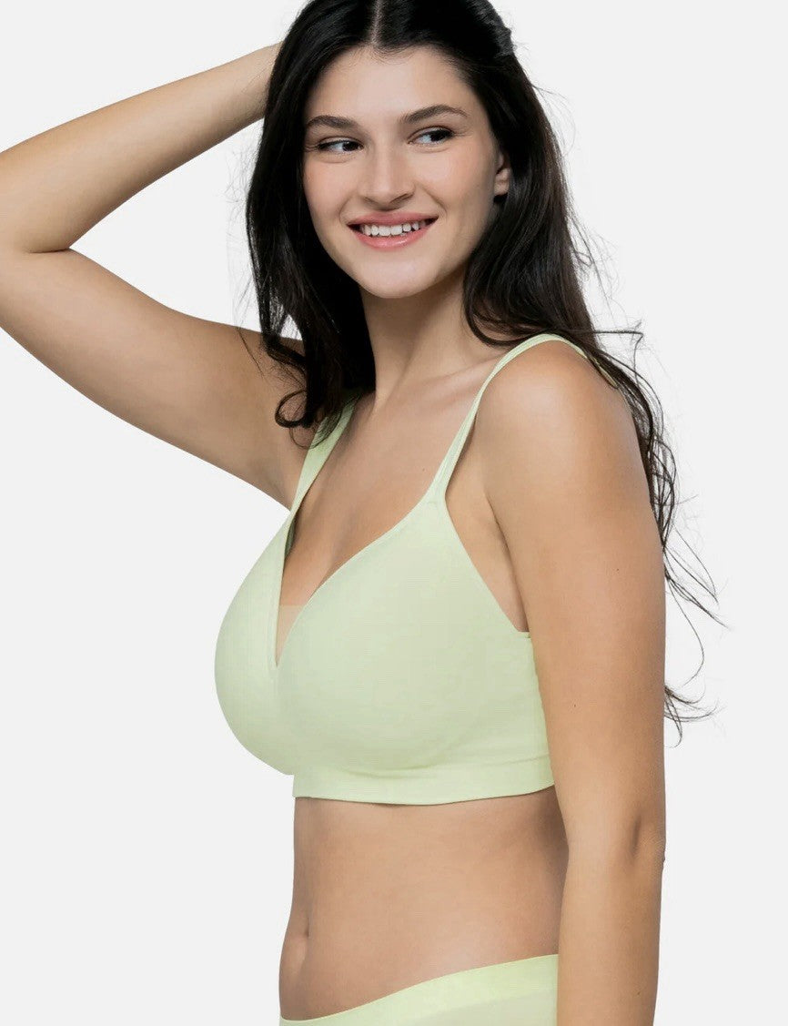 Underoutfit- 460 The Perfect Neckline Bra, size 2XL Lime GREEN