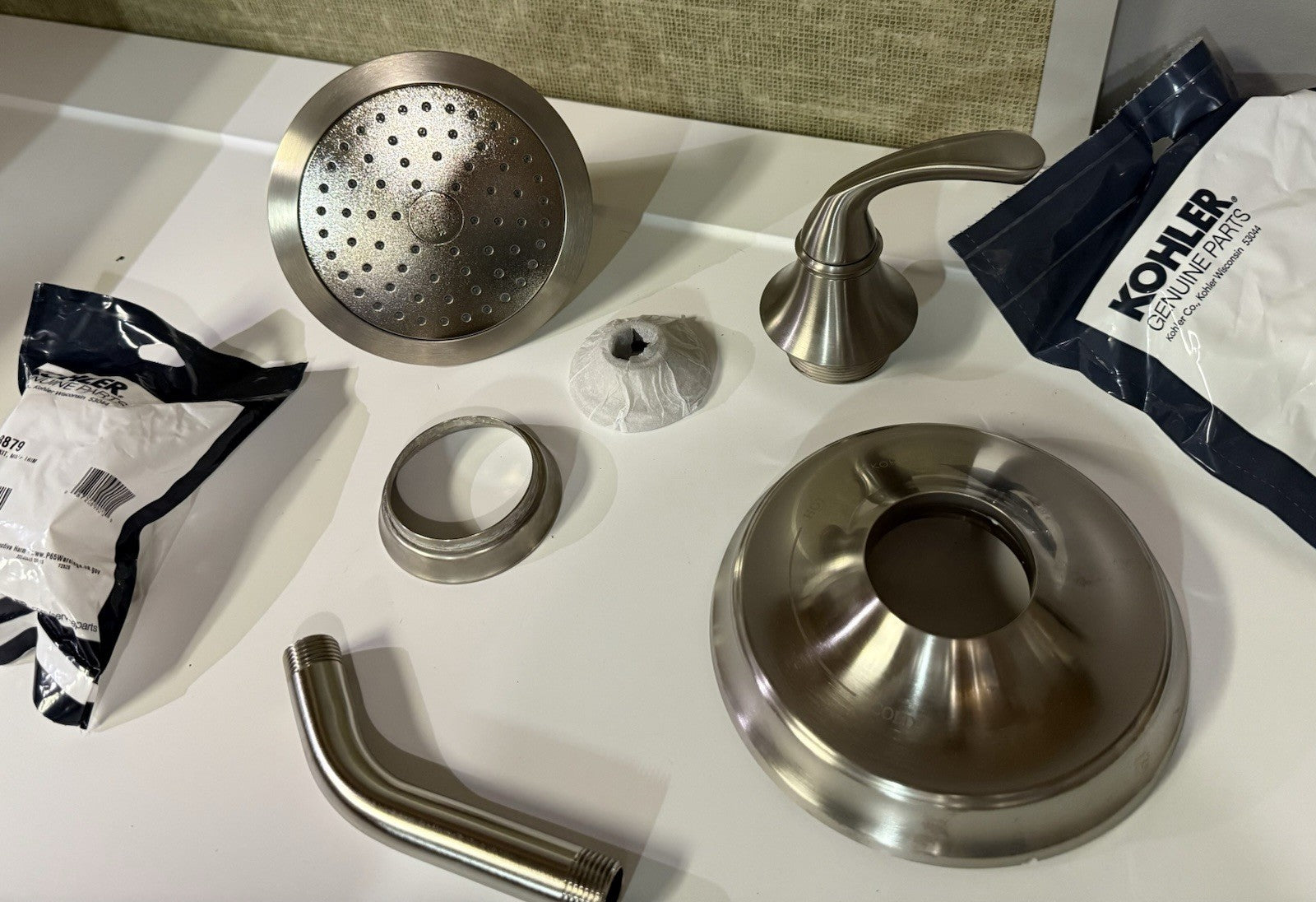 Kohler Forte Shower Trim – Sculpted – Vibrant Brushed Nickel – TS10276-4-BN