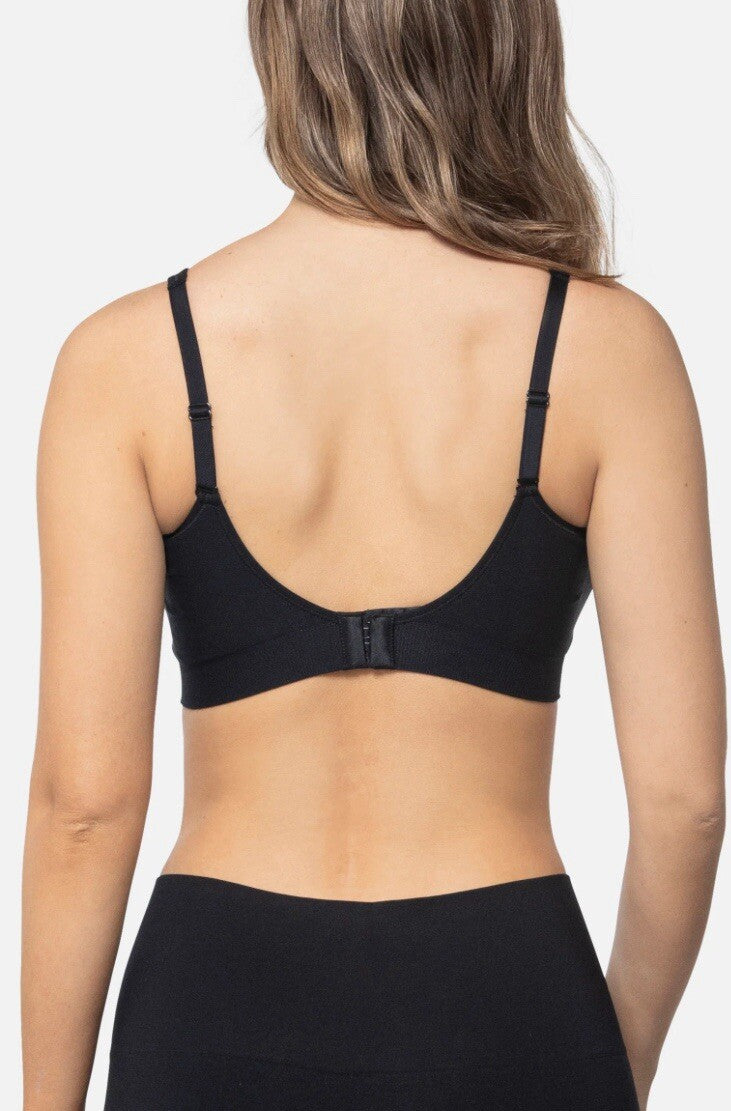 Underoutfit The Comfort Shaping Bra w/ adjustable straps 459- size Sm, Black