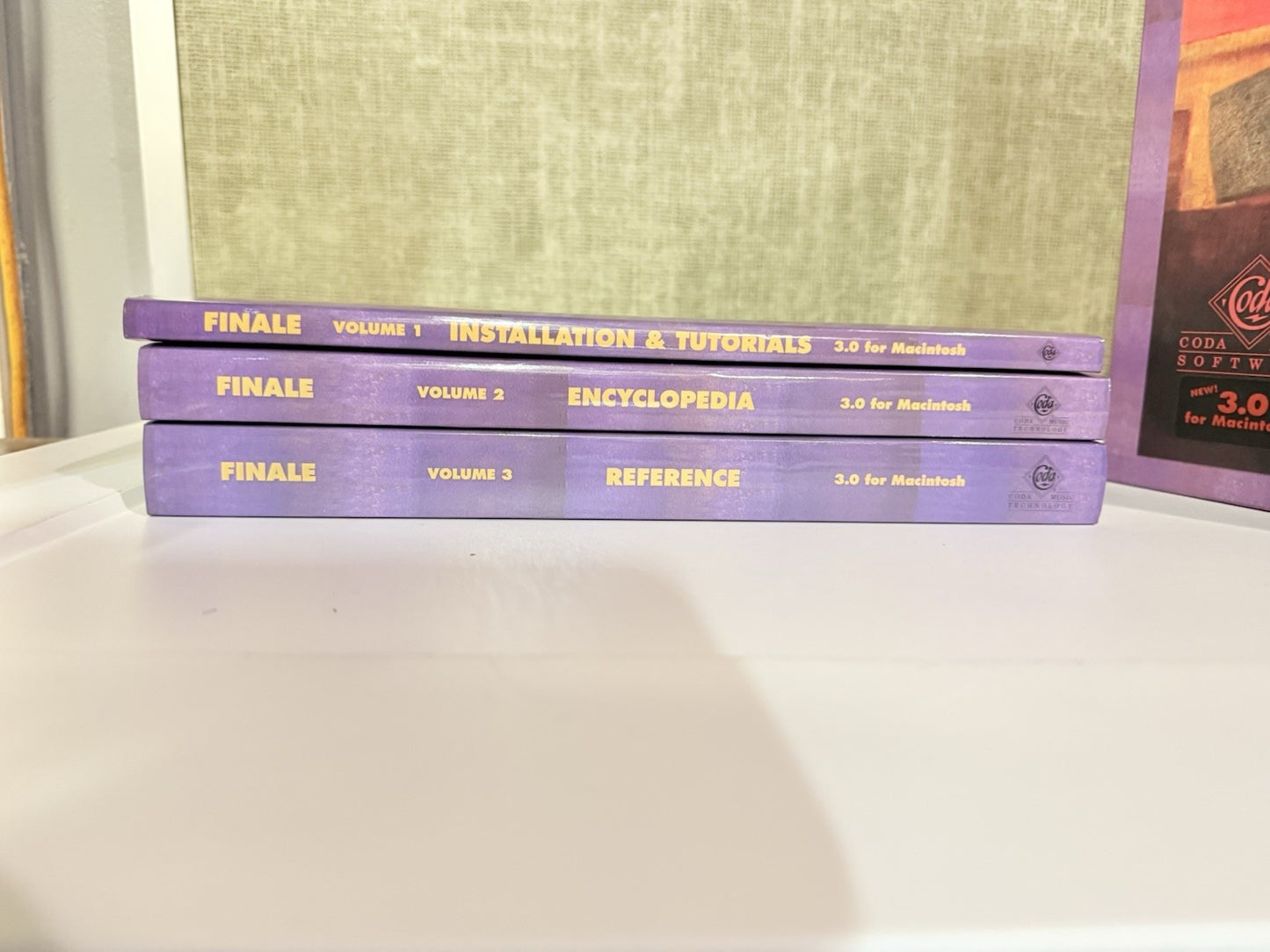 Finale: The Art of Music Notation 3.0 for Macintosh Mac w/ Sealed Disks & Books