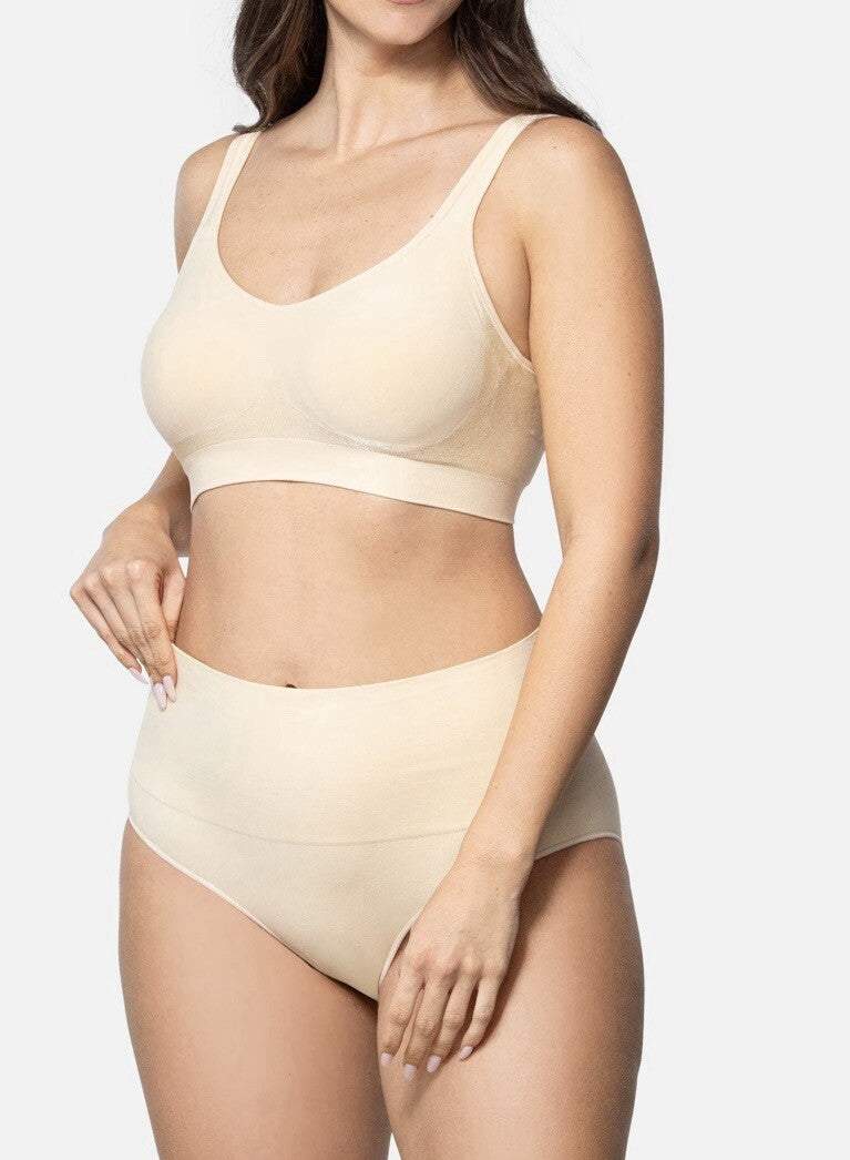 Underoutfit Smoothing at Waist Brief - 308, size small - sand