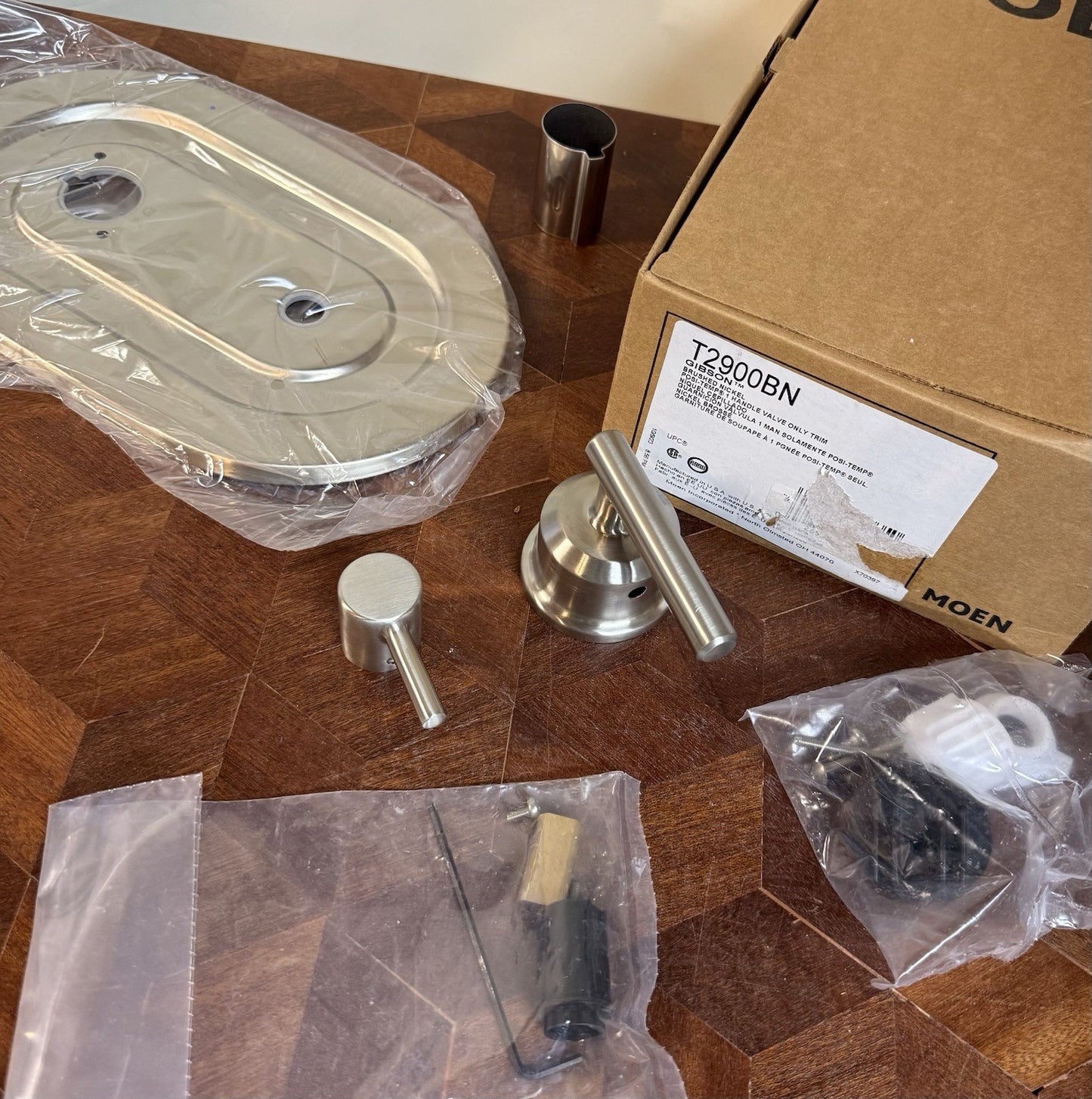 Moen T2900BN Gibson 3 Function Pressure Balanced Valve Trim Only Brushed Nickel