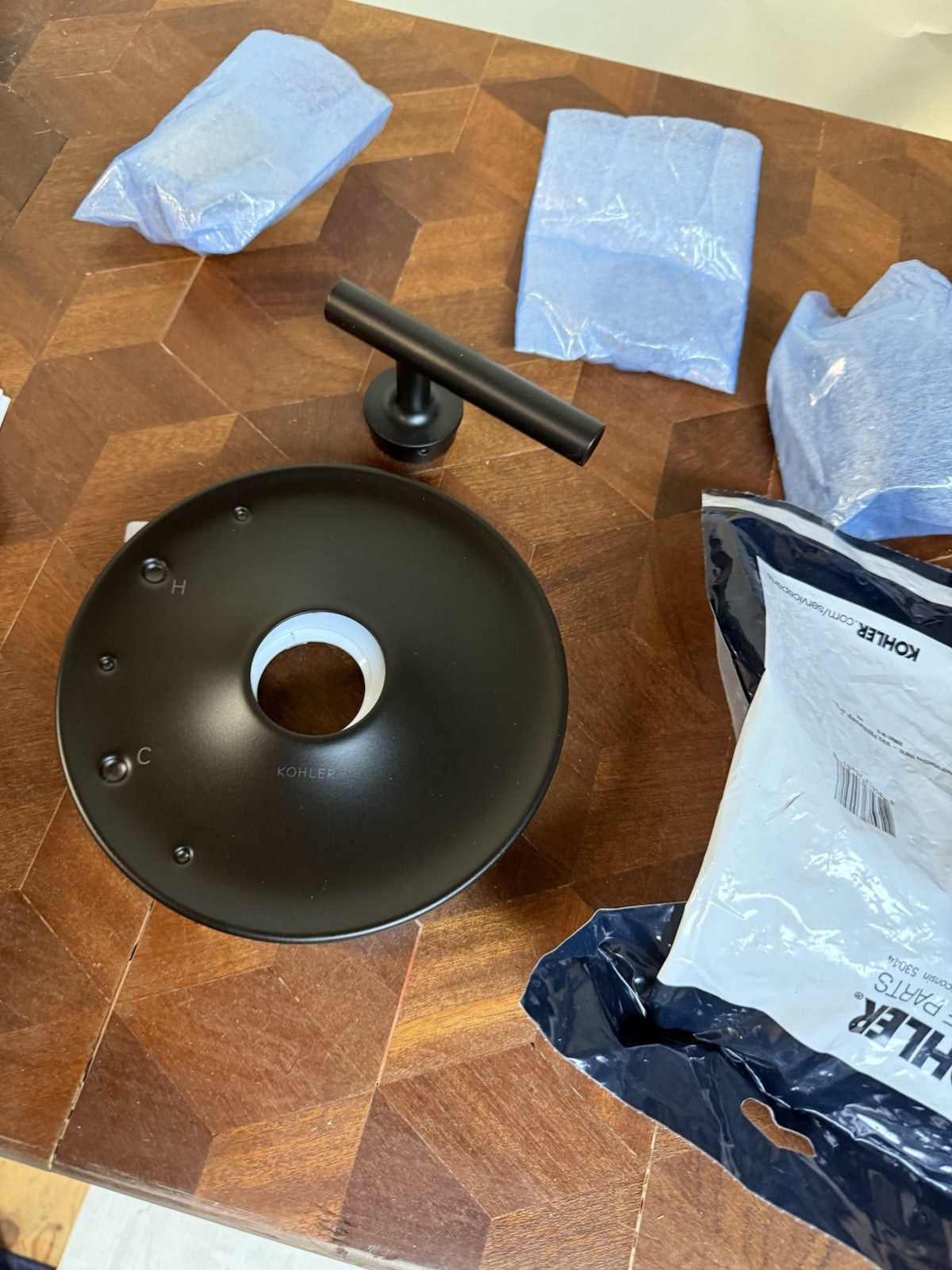 Kohler K-TS14423-4-BL Purist Valve Trim - Black Matte Finish | Rite-Temp Lever