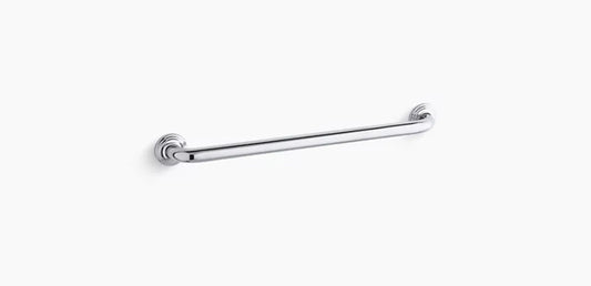 Kohler K-10542-S Traditional Polished Stainless 24" Grab Bar Polished Stainless