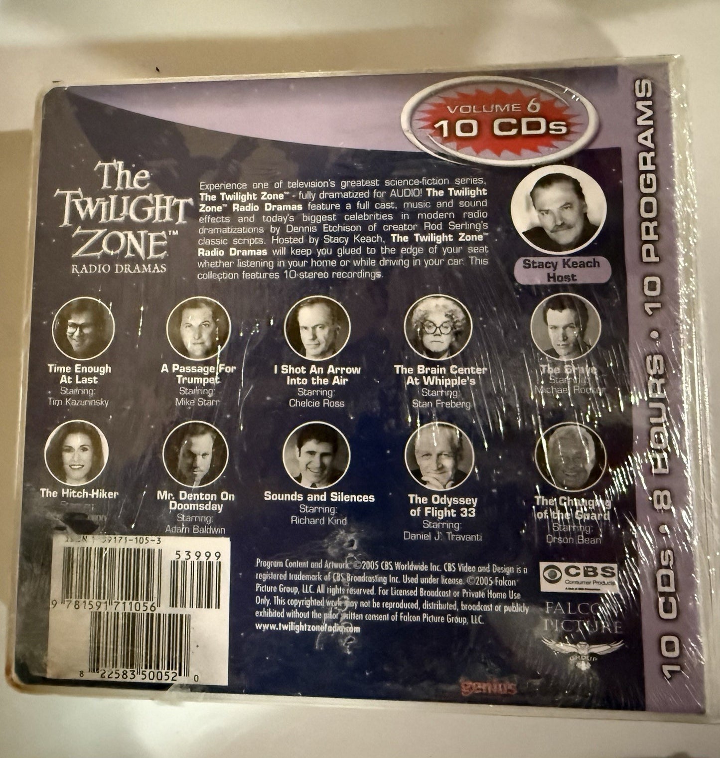 Twilight Zone Radio Dramas 10-CD Box Set – Stacy Keach – NEW Factory Sealed