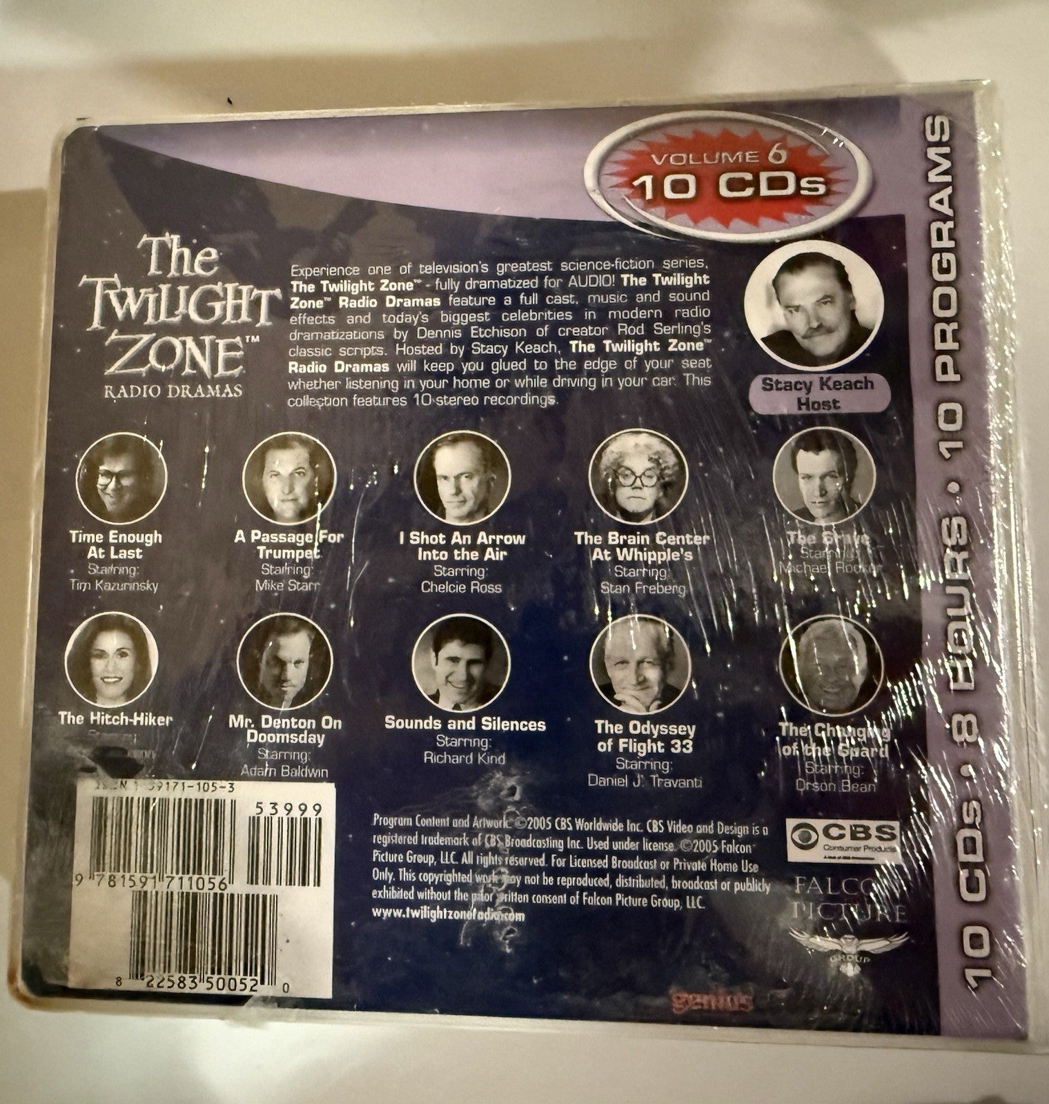 Twilight Zone Radio Dramas 10-CD Box Set – Stacy Keach – NEW Factory Sealed