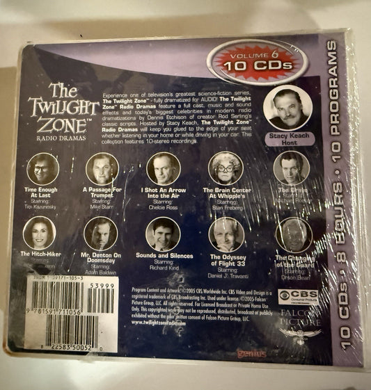 Twilight Zone Radio Dramas 10-CD Box Set – Stacy Keach – NEW Factory Sealed