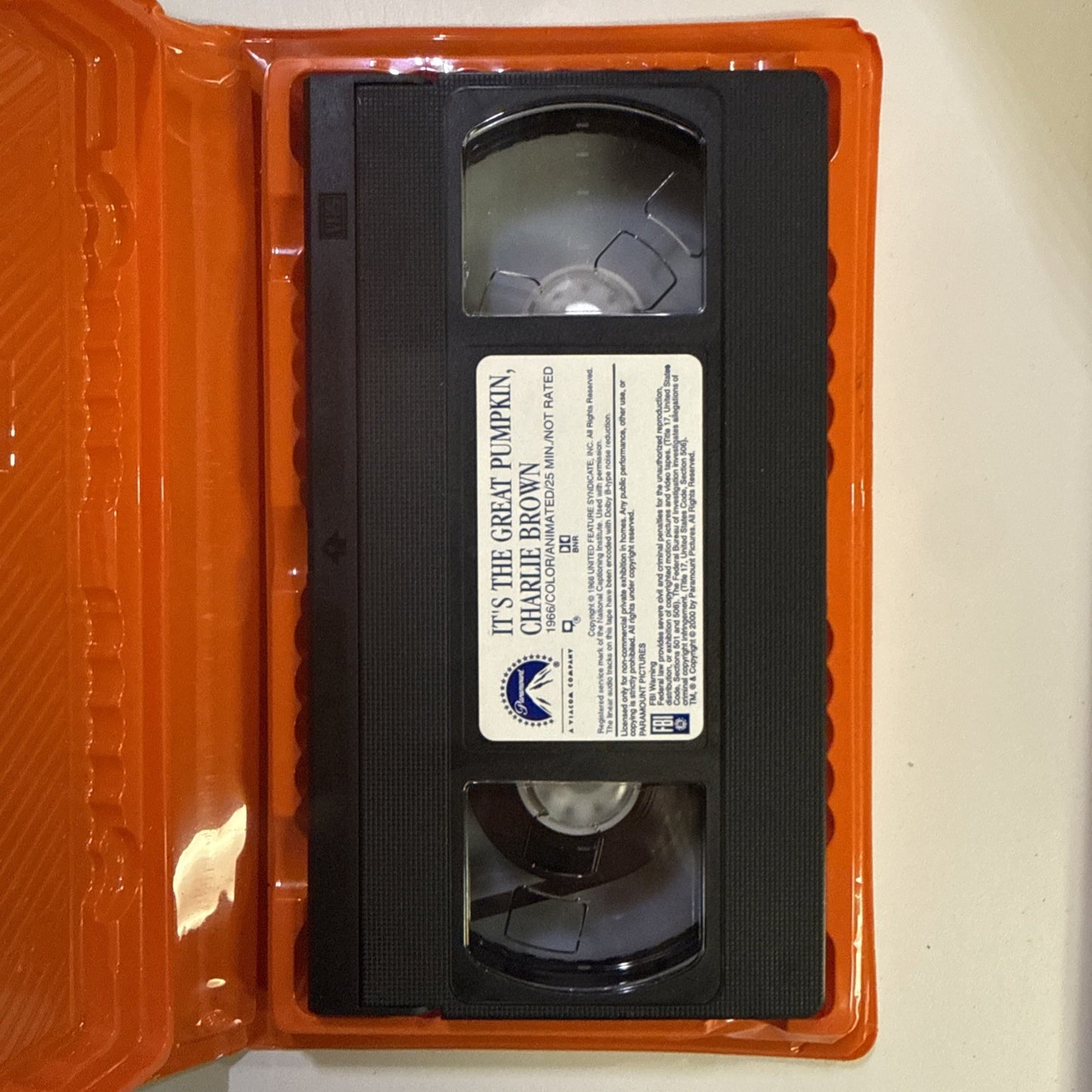 Peanuts 1966 Classic VHS It's the Great Pumpkin Charlie Brown VHS 1996