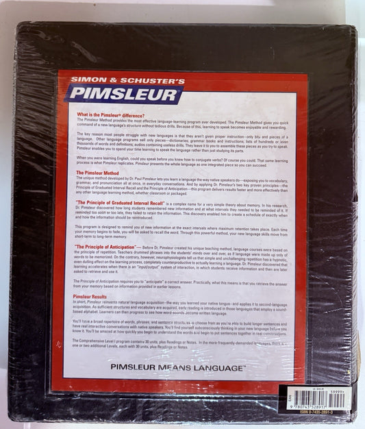 Learn Russian! 16 CD Set: Pimsleur Speak and Understand Russian -Sealed
