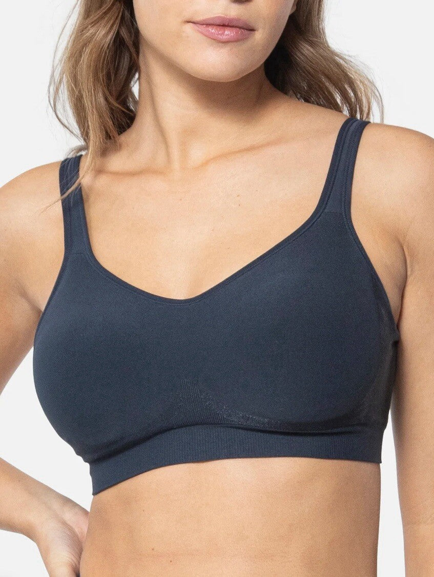 Underoutfit Comfort Shaping  Bra - 457,  size Large  - Navy