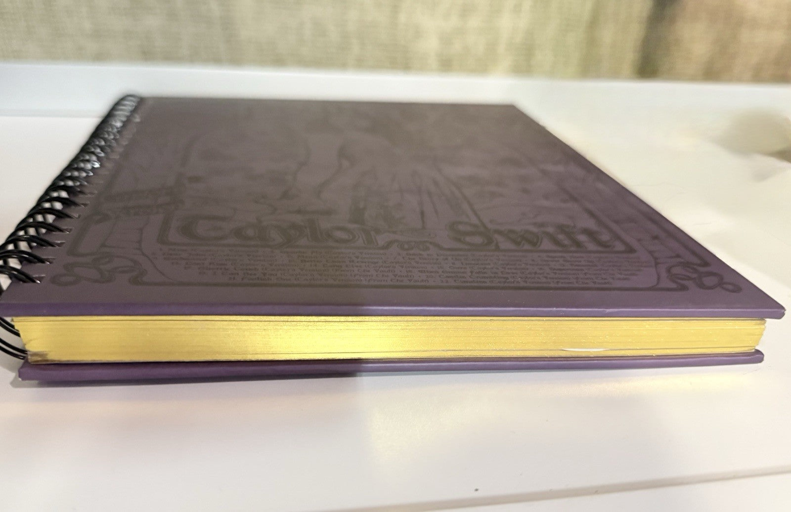 Taylor Swift Speak Now Taylor’s Version Spiral Notebook Journal Preowned BLANK