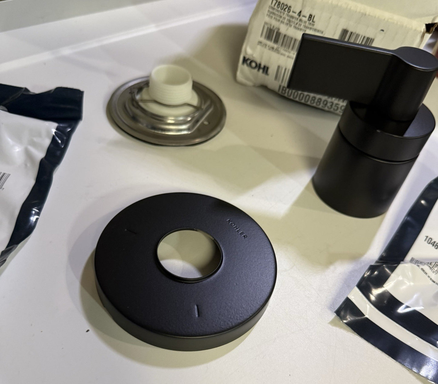 Kohler K T78026 4 BL Matte Black 6 Function Diverter Trim No Valve Included
