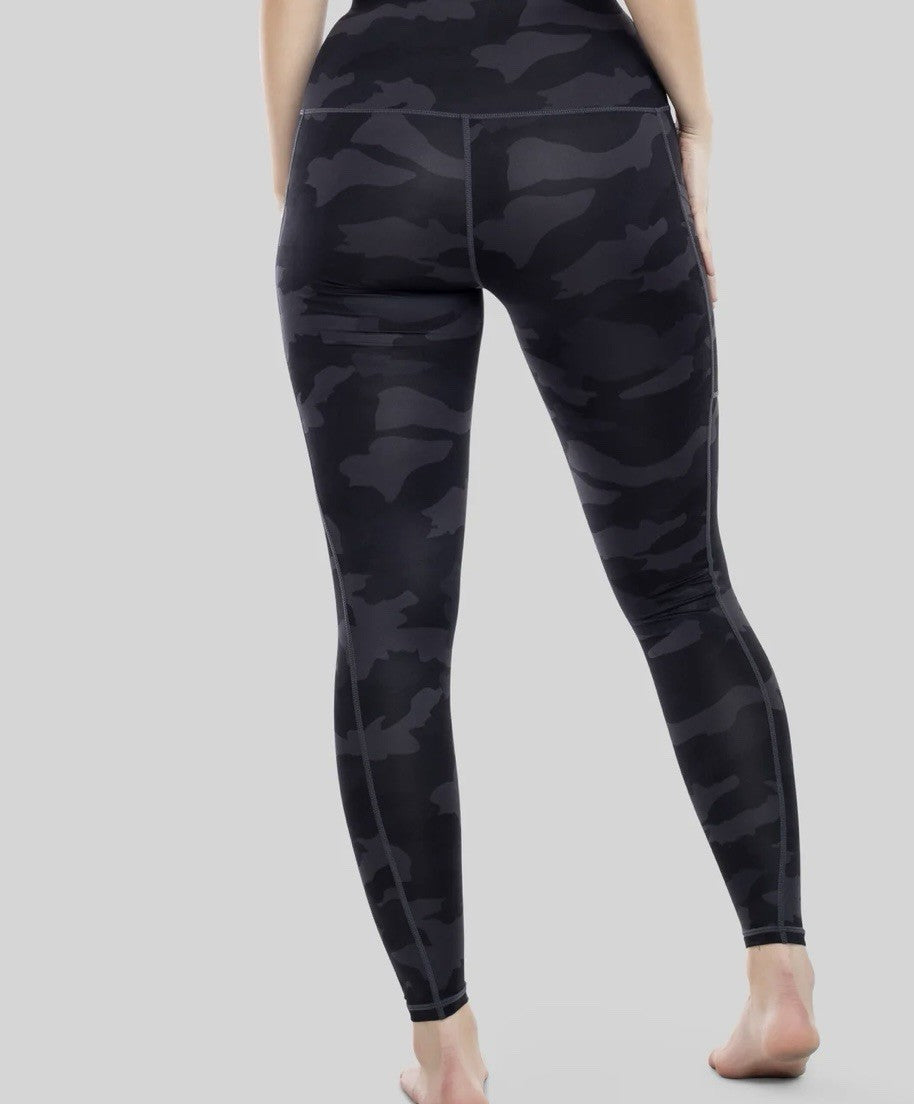 Nowsunday Ultrasoft Legging with Pocket - 1078 black camo, size small