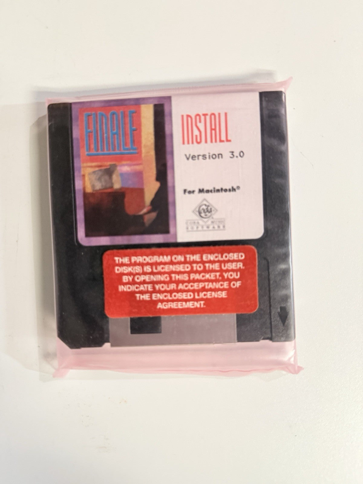 Finale: The Art of Music Notation 3.0 for Macintosh Mac w/ Sealed Disks & Books