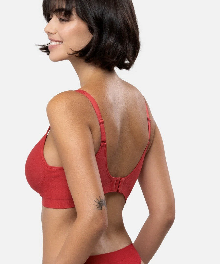 Underoutfit- 460 The Perfect Neckline Bra, size XL  Red