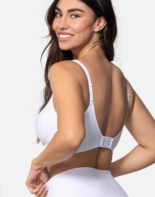 Underoutfit The Comfort Shaping Bra w/ adjustable straps 459- size 3xl, white