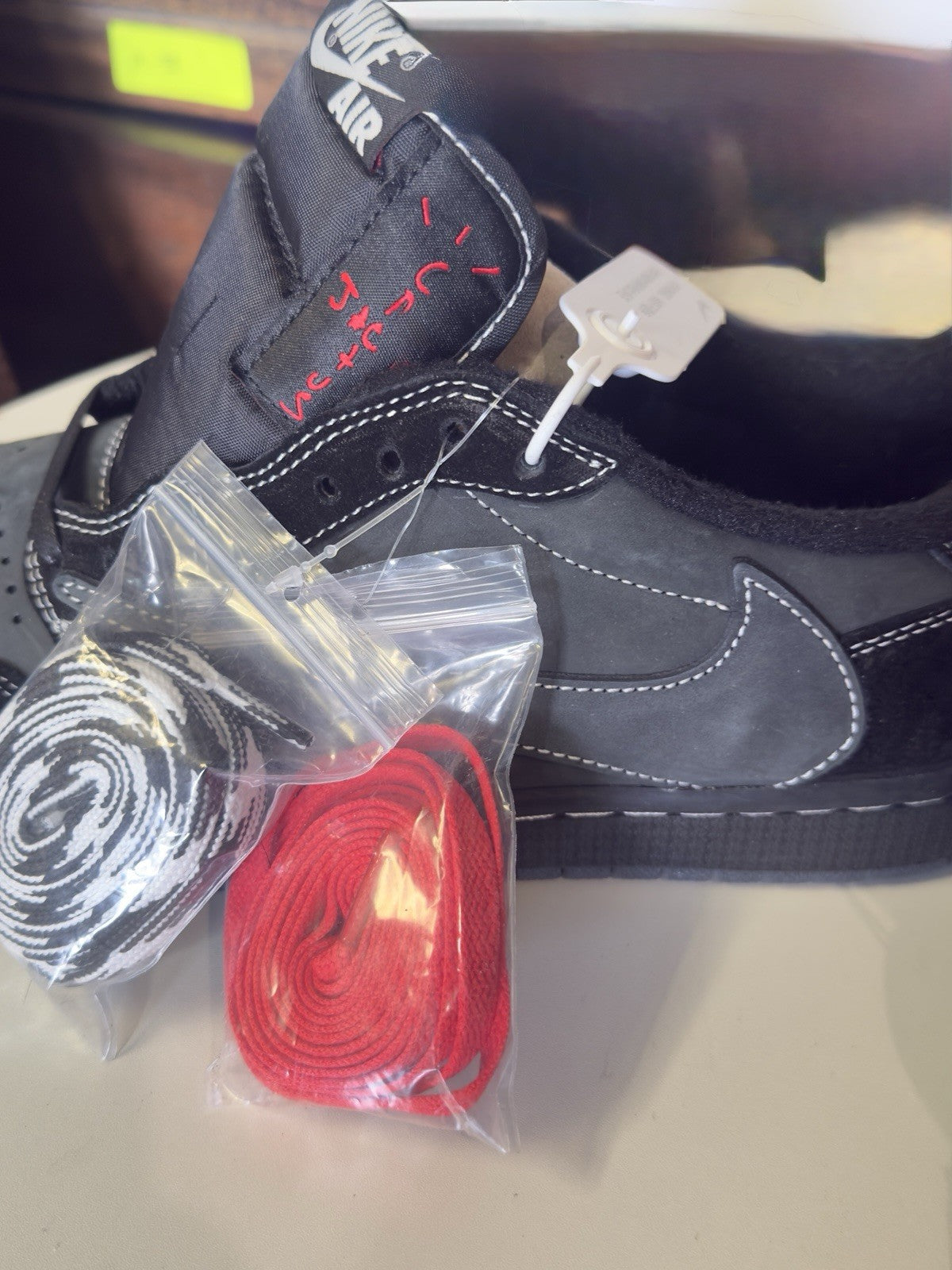Jordan 1 Retro Low OG SP Travis Scott Black Phantom Size 8.5 DS New