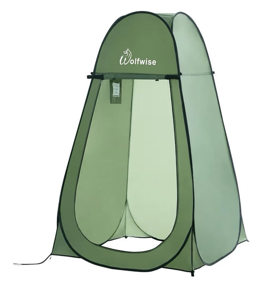 WolfWise Tent Pop Up Shower Toilet Portable Privacy Changing Room Outdoor