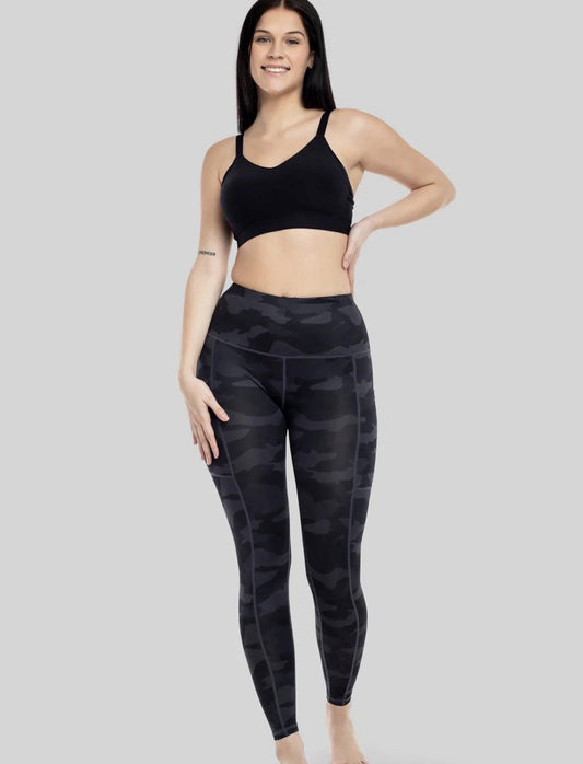 Nowsunday Ultrasoft Legging with Pocket - 1078 black camo, size small