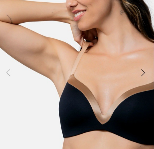 Underoutfit The Satin Grace -1258 (3D molded) Black Coffee, size med