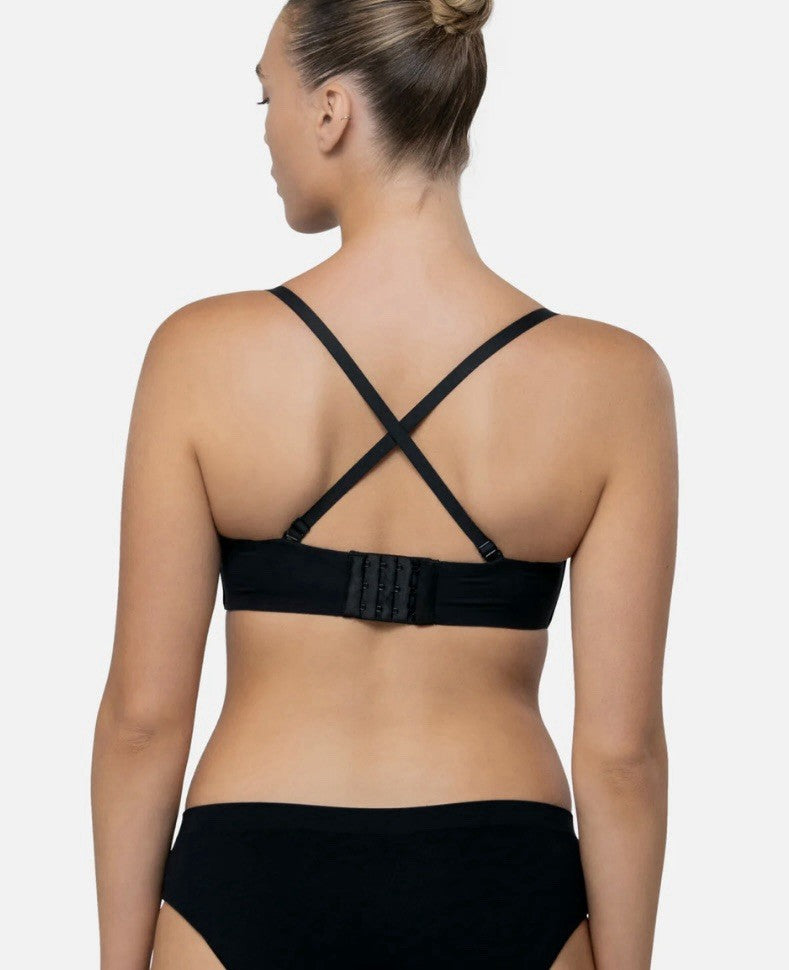 Underoutfit The No Strings Attached Bra- 1248,  Size Large -Black