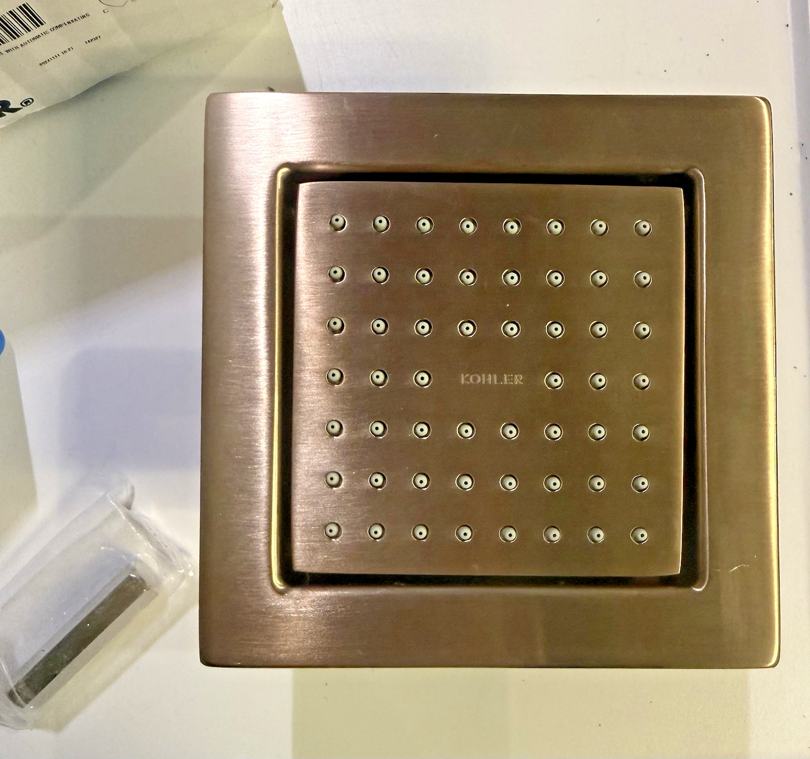 Kohler 8002 BV Watertile 54 Nozzle Square Body Spray Vibrant Brushed Bronze