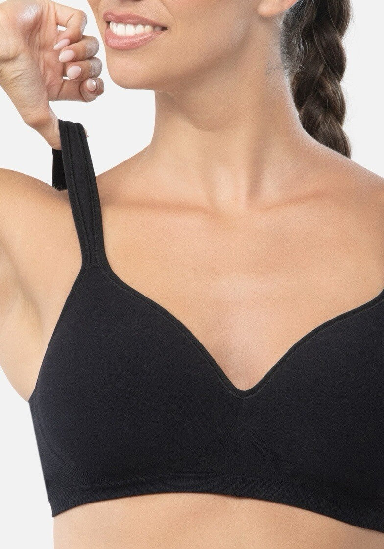 Underoutfit- 460 The Perfect Neckline Bra, size xl - black