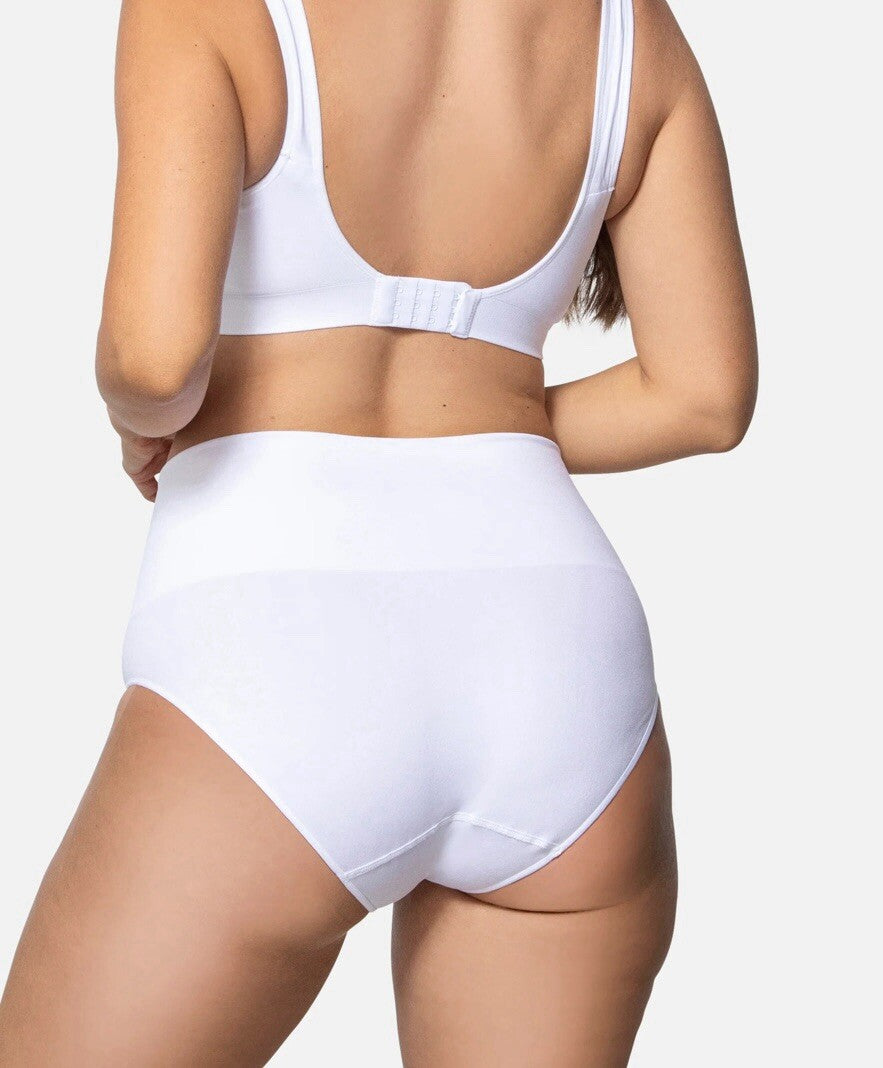 Underoutfit Smoothing at Waist Brief - 308, size 2XL -white