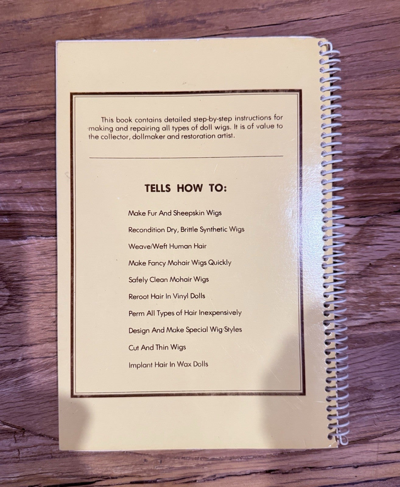 MAKE & REPAIR WIGS, REVISED EDITION By Lawre Johnson, 1989