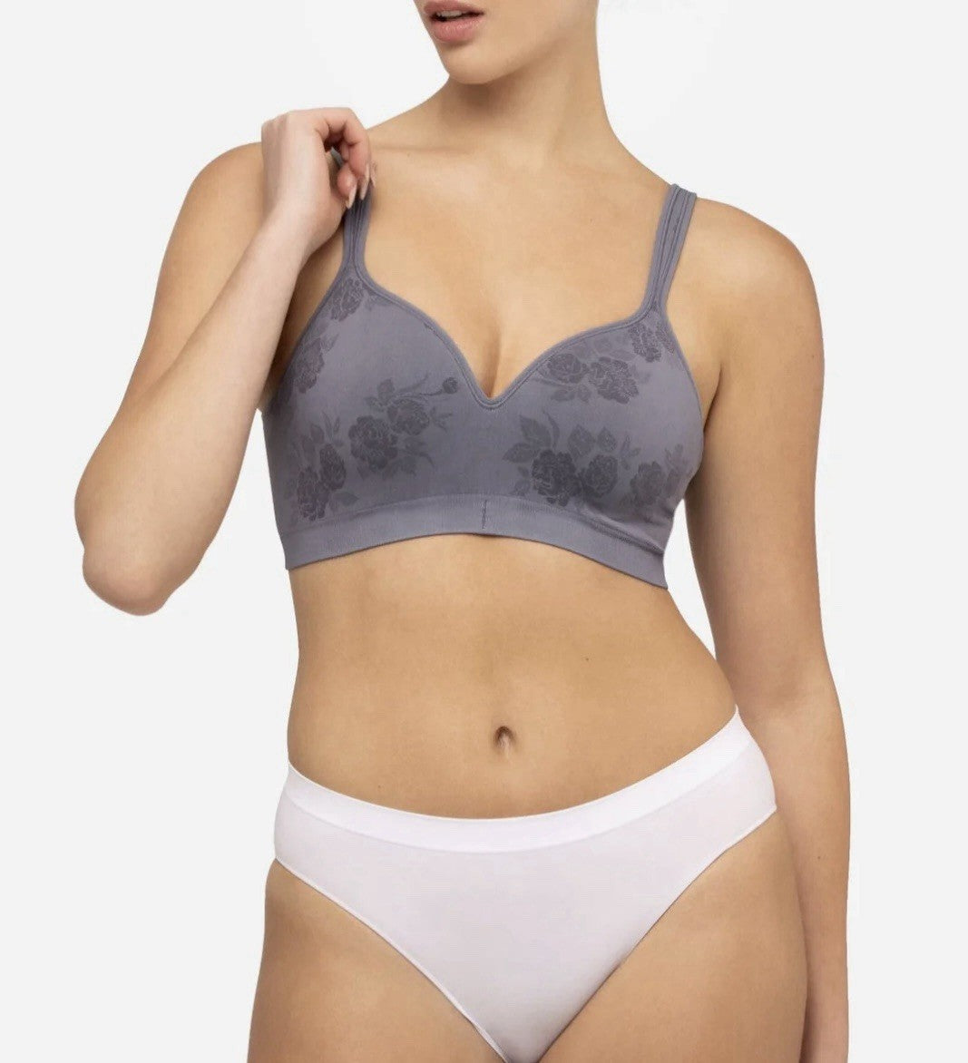 Underoutfit- 460 The Perfect Neckline Bra, size 3XL Blue Granite