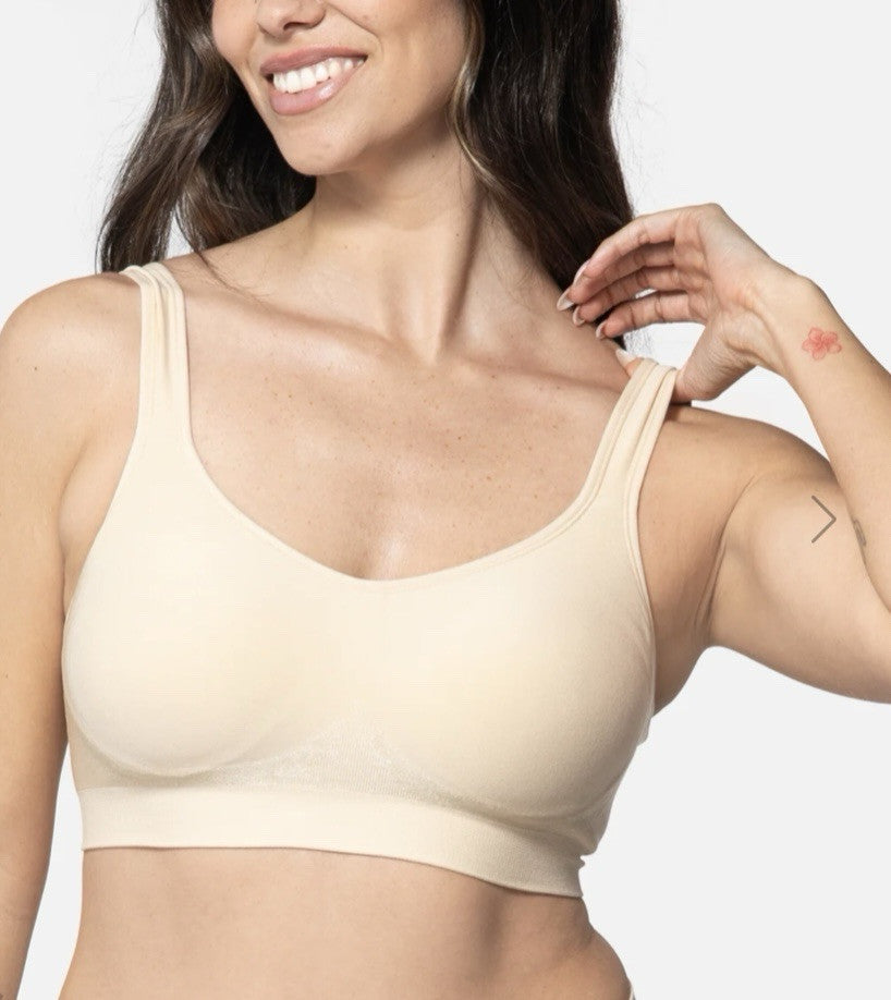 Underoutfit The Comfort Shaping Bra w/ adjustable straps 459- size 3xl, Sand