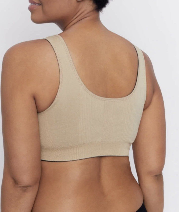 Underoutfit Everyday Comfort Reversible Bralette -452,  Size 2XL  - black/sand