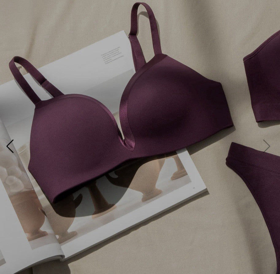 Underoutfit The Satin Grace -1258 (3D molded) Italian Plum, size Med