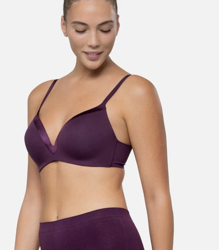 Underoutfit The Satin Grace -1258 (3D molded) Italian Plum, size Med