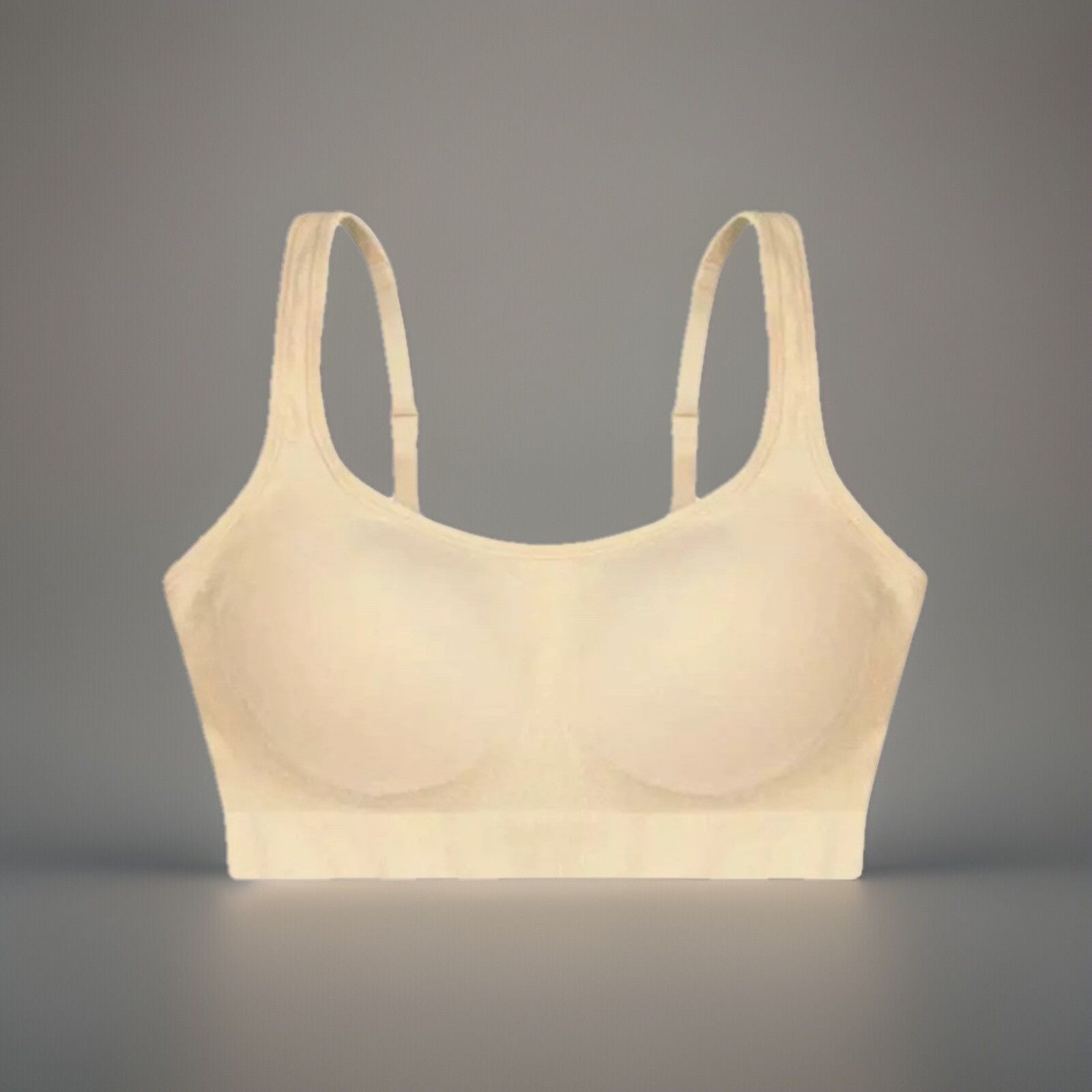Underoutfit Lightly Lined Comfort Bralette 453--size med, sand